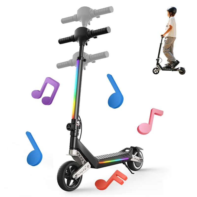 K6 Trottinette électrique pour enfants avec double suspension
