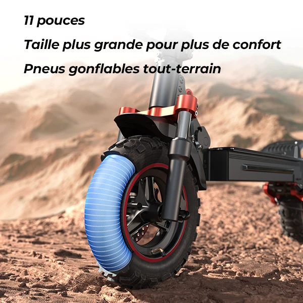 iScooter iX5S 1000W Trottinette Électrique Tout-Terrain