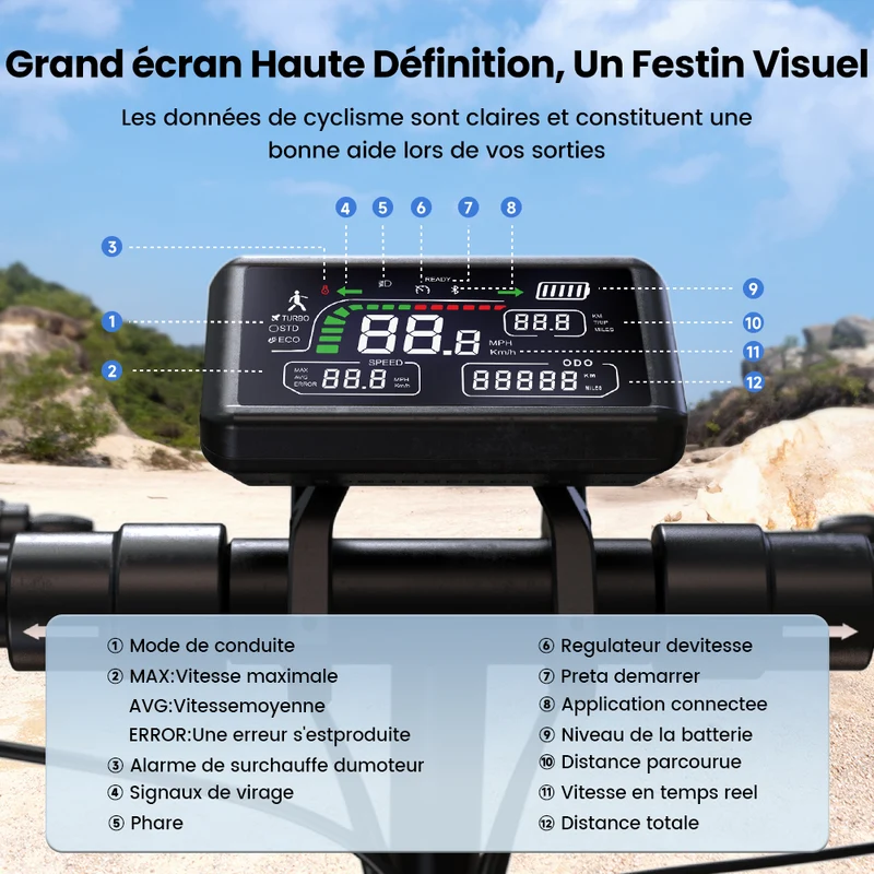 W9 Trottinette électrique tout-terrain 1000W