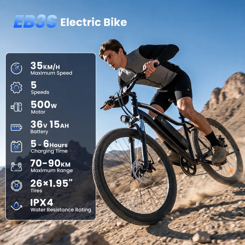 Vélo Électrique de Montagne M10 / EB3