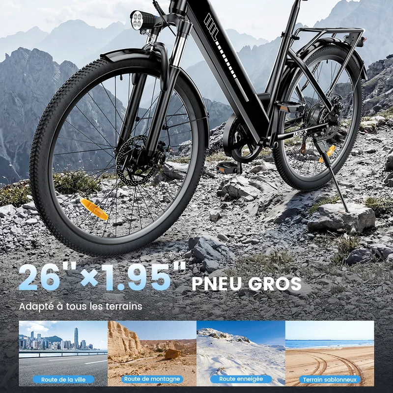 Vélo Électrique Urbain UcityS – Spécial Trajets Quotidiens