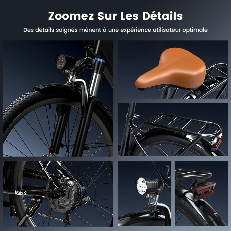 Vélo Électrique Urbain UcityS – Spécial Trajets Quotidiens