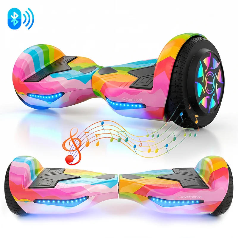 iHoverboard® H1 Hoverboard auto-équilibré à LED 6.5"