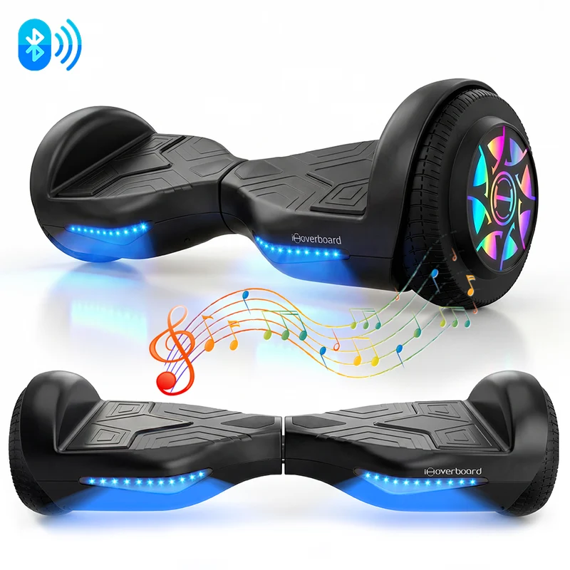 iHoverboard® H1 Hoverboard auto-équilibré à LED 6.5"