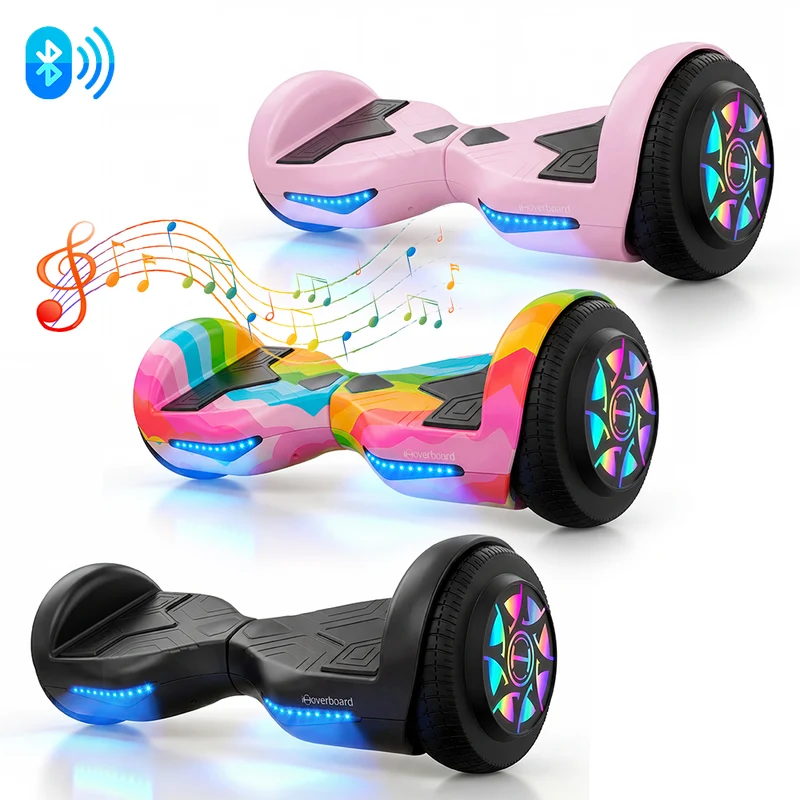 iHoverboard® H1 Hoverboard auto-équilibré à LED 6.5"