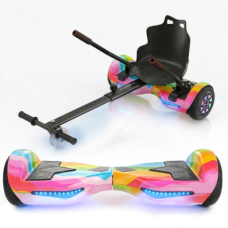 iHoverboard® H1 Hoverboard auto-équilibré à LED 6.5"