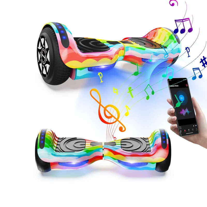 iHoverboard® H1 Hoverboard auto-équilibré à LED 6.5"
