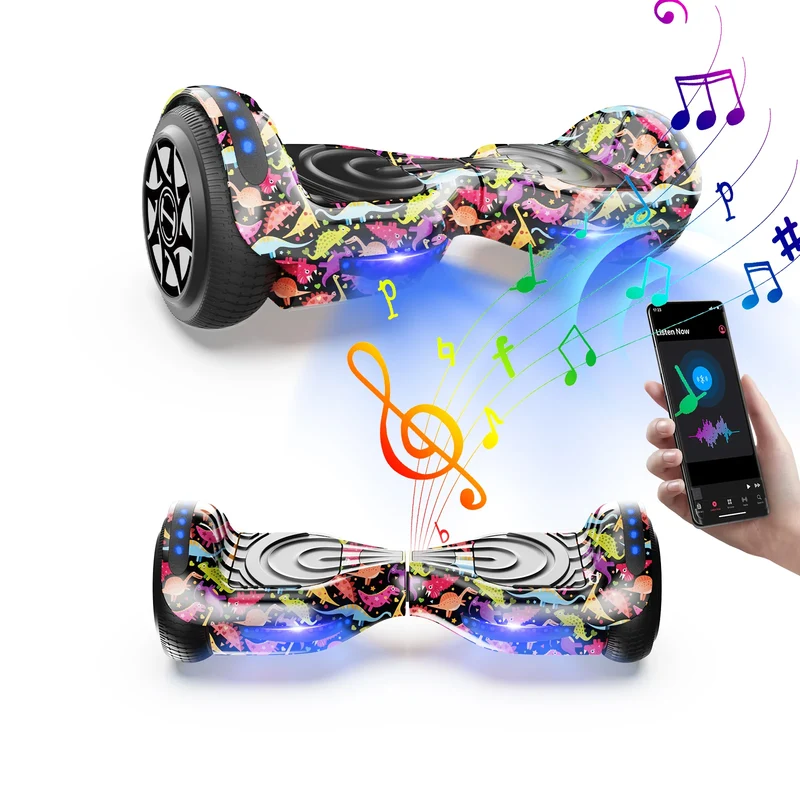 iHoverboard® H1 Hoverboard auto-équilibré à LED 6.5"