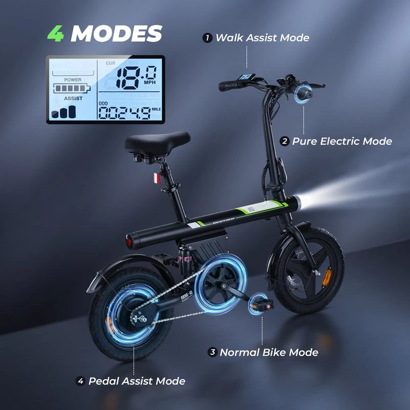 iScooter Vélo électrique pliable U1/EB1 250W
