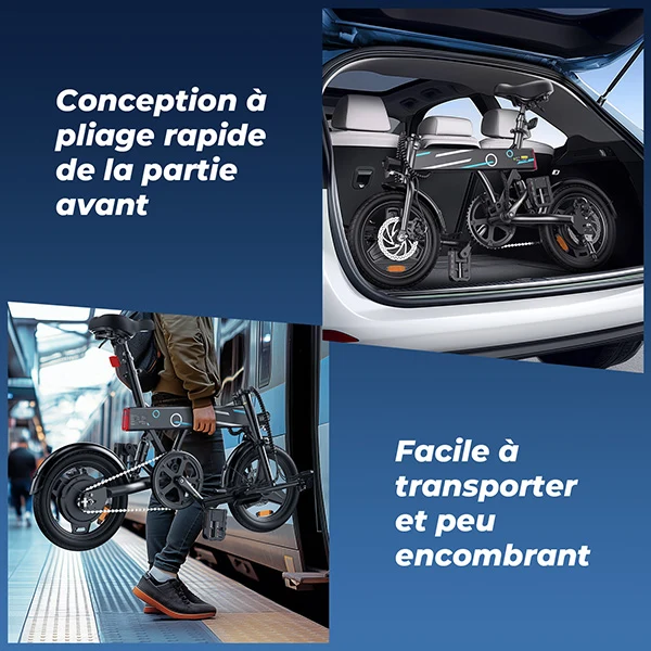 iScooter Vélo électrique pliable U1/EB1 250W