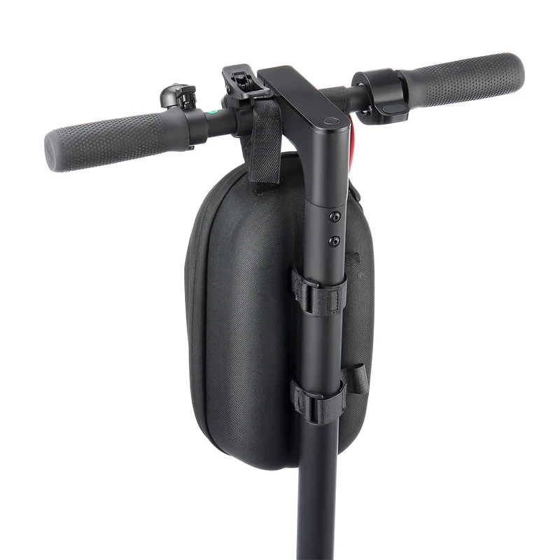 Sac de rangement noir pour tête de trottinette électrique