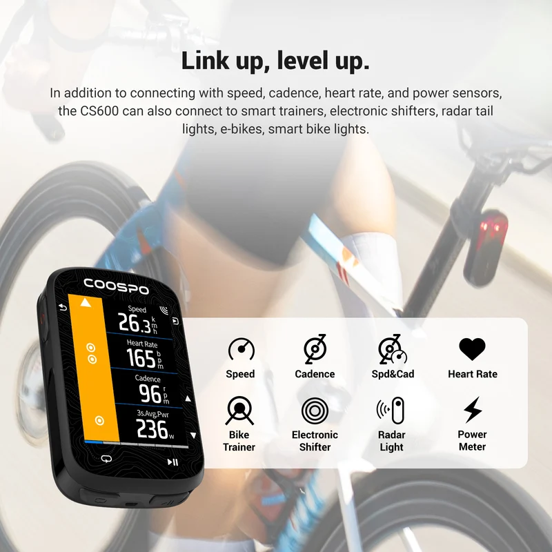 🔥REALROAD CS600 GPS Bike Computer