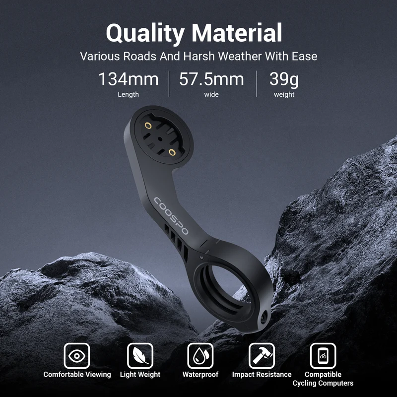 🔥MT5/MT5S Out-front Mount for Coospo/Garmin Bike Computer/Sports Camera