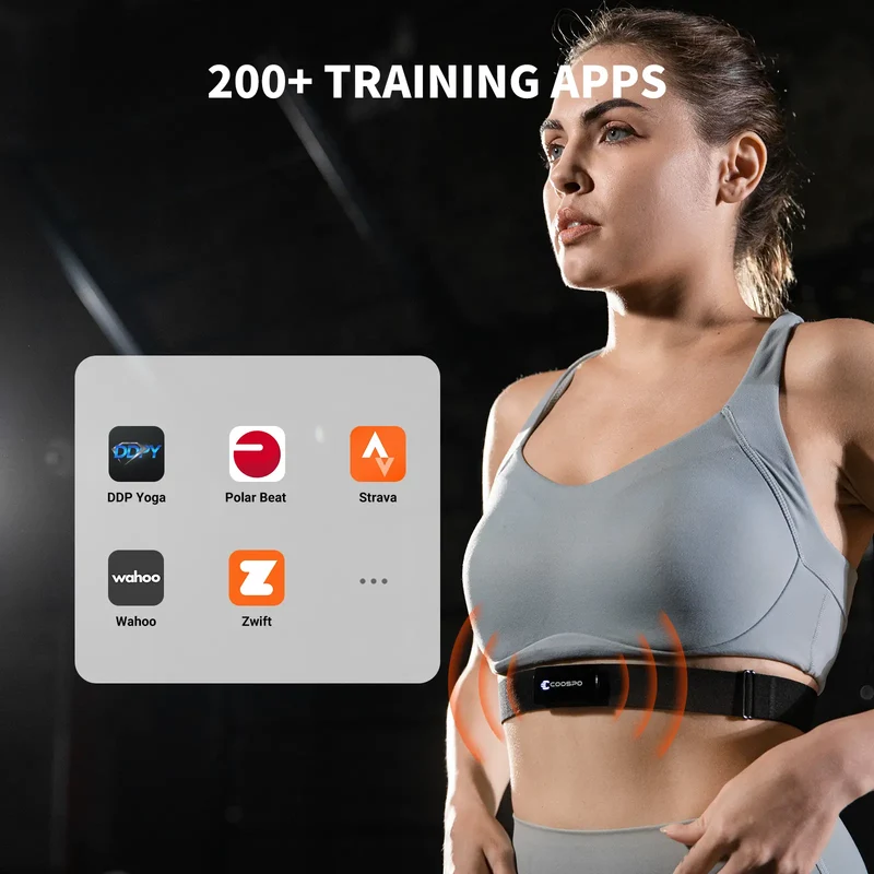 🔥REALZONE H9Z Rechargeable Chest Heart Rate Monitor
