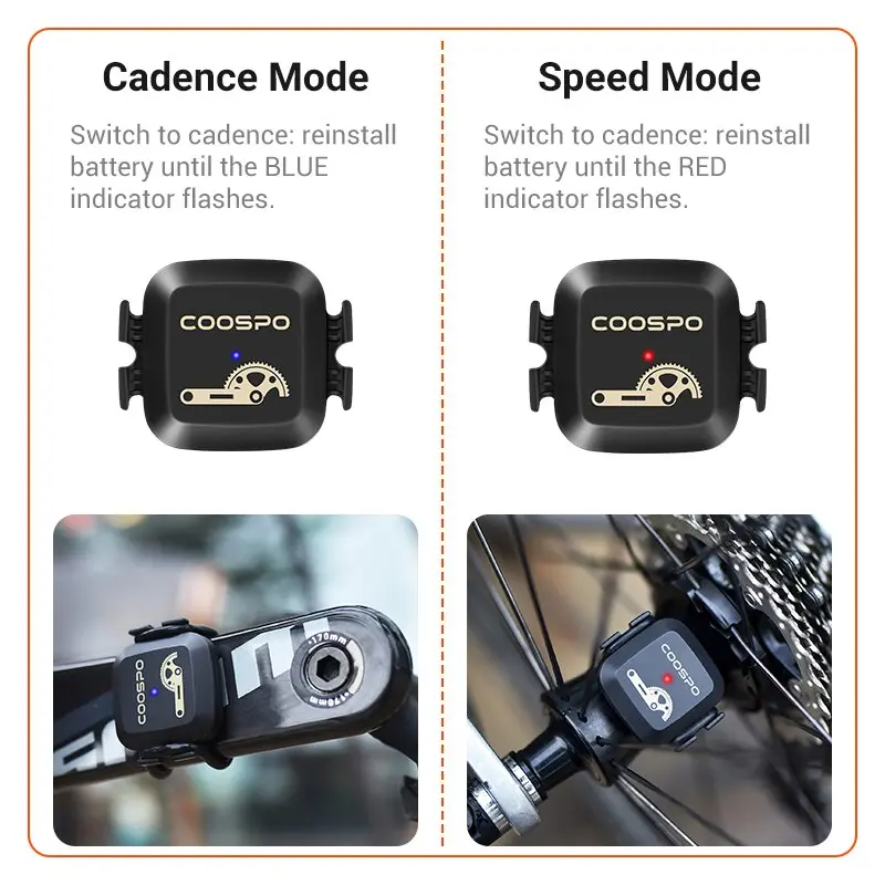 🔥BK467 Cadence / Speed Sensor Dual Mode sensor 2PCS