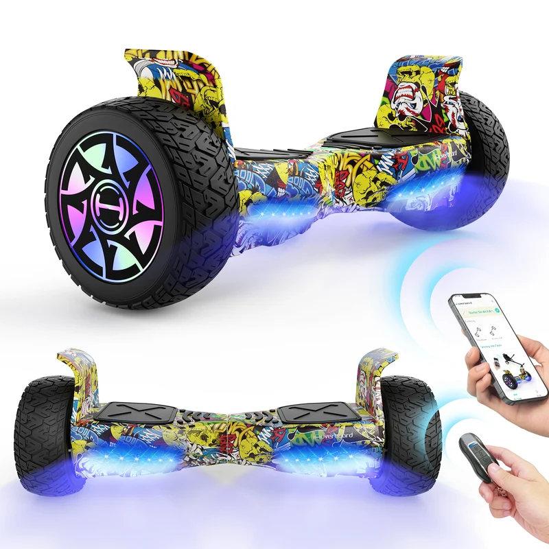iHoverboard H8/H8MAX Noir Hoverboard tout-terrain 8.5"