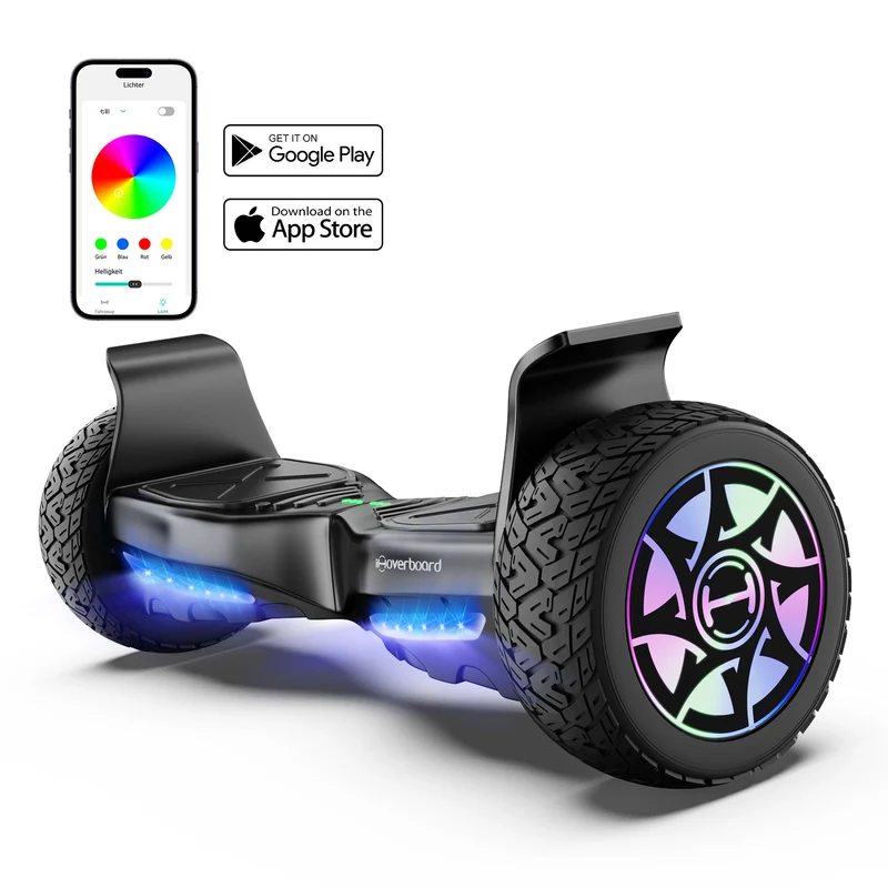 iHoverboard H8/H8MAX Noir Hoverboard tout-terrain 8.5"