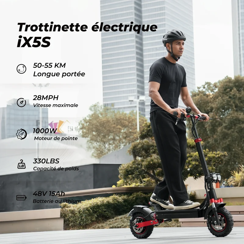 iScooter Série iX – Trottinettes Électriques Tout-Terrain