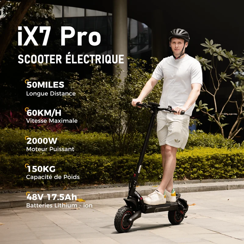 iScooter Série iX – Trottinettes Électriques Tout-Terrain