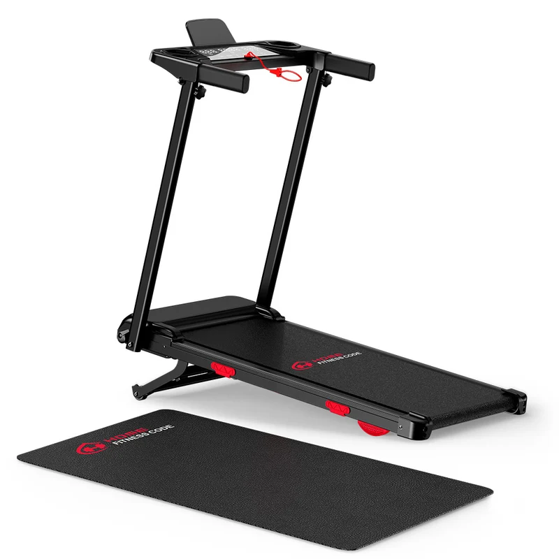 Tapis de Course Pliant Q5 avec Inclinaison, Moteur sans Balais, Vitesse 1-12KM/H