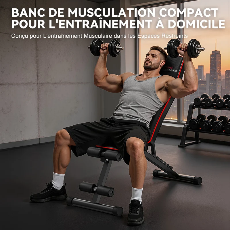 Banc D'entraînement Pliable B1, Dossier Réglable