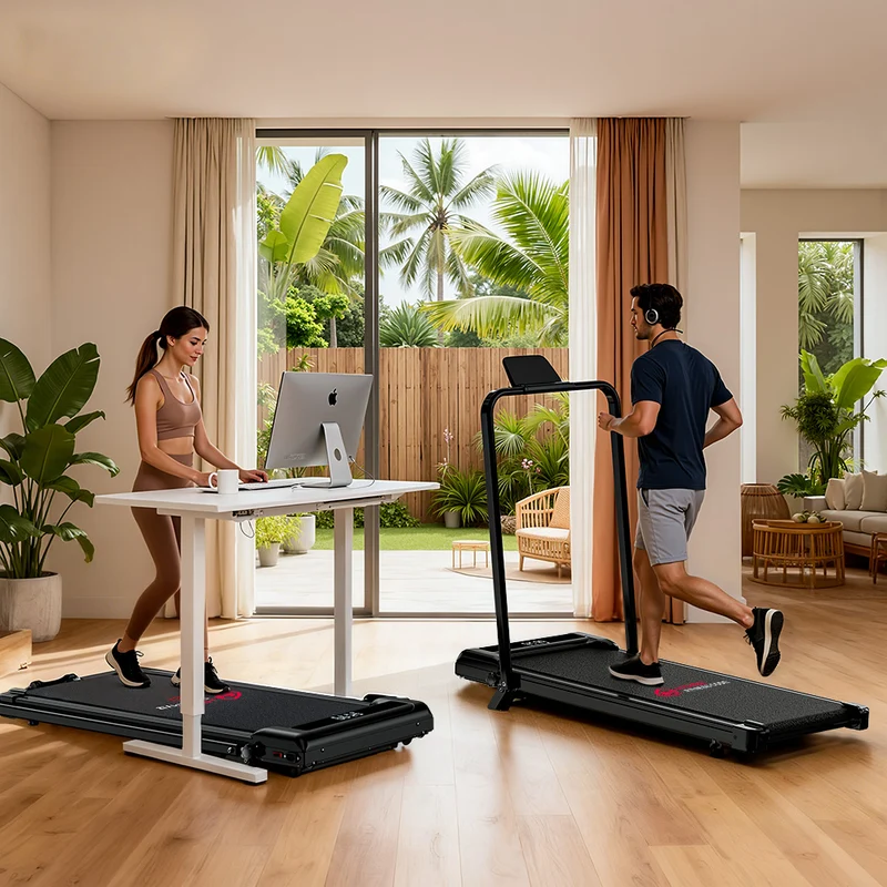 Tapis de Course Pliant Z3 avec Moteur Sans Balais, Vitesse 1-6 km/h, 5% Inclinaison Manuelle