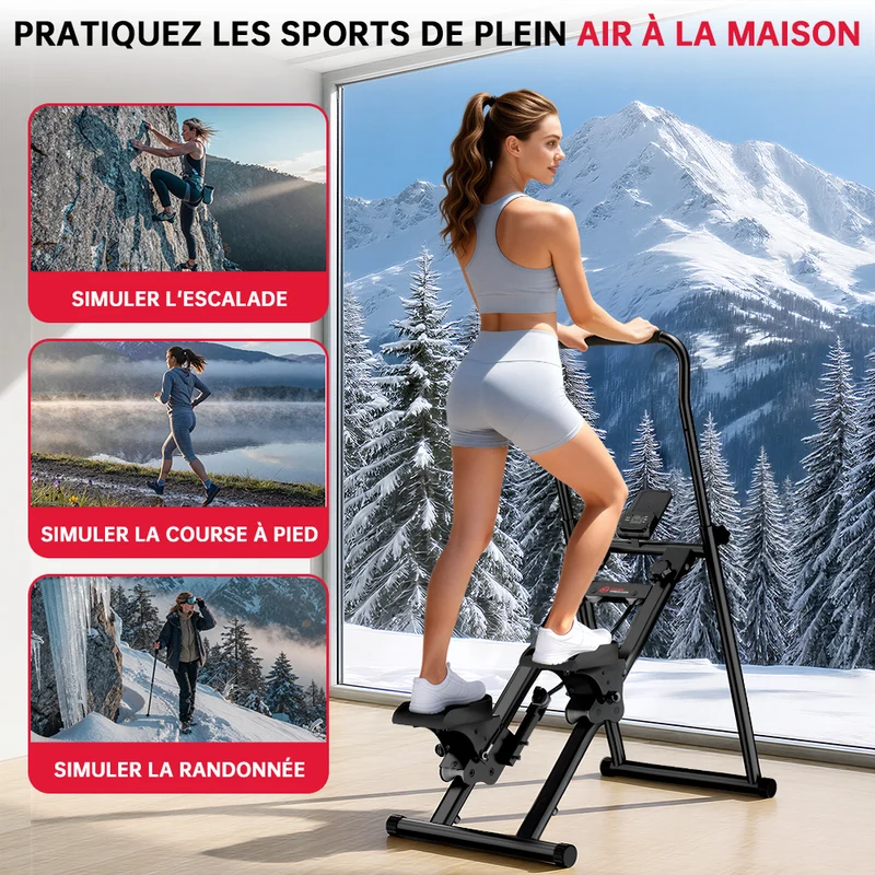 Stepper de Fitness Vertical Pliable