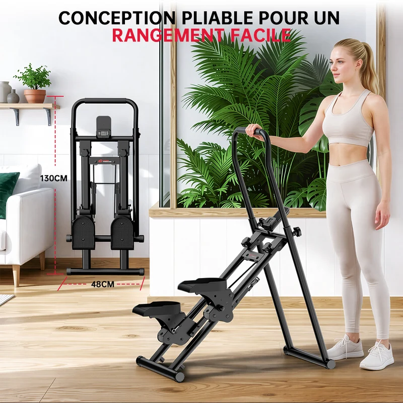 Stepper de Fitness Vertical Pliable