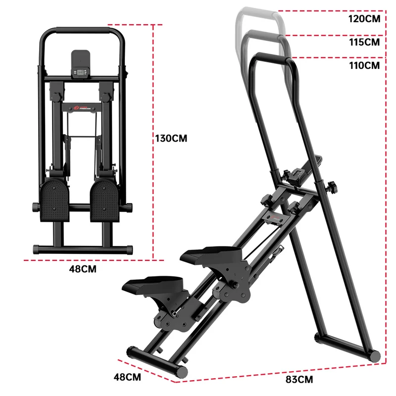 Stepper de Fitness Vertical Pliable