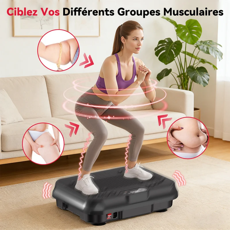 Plateforme Vibrante F1, 250 Niveaux D'intensité