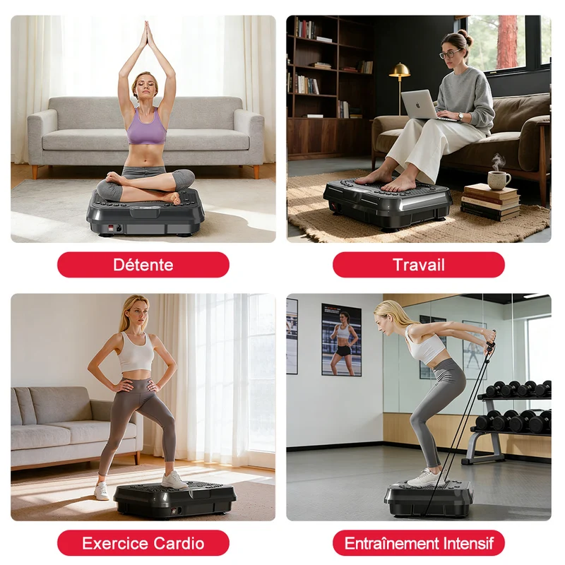 Plateforme Vibrante F1, 250 Niveaux D'intensité