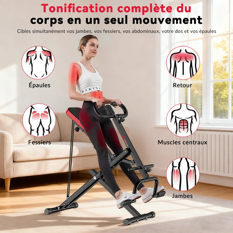 Machine à Squat Profond Pliable