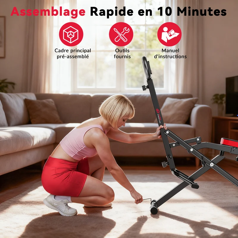 Machine à Squat Profond Pliable