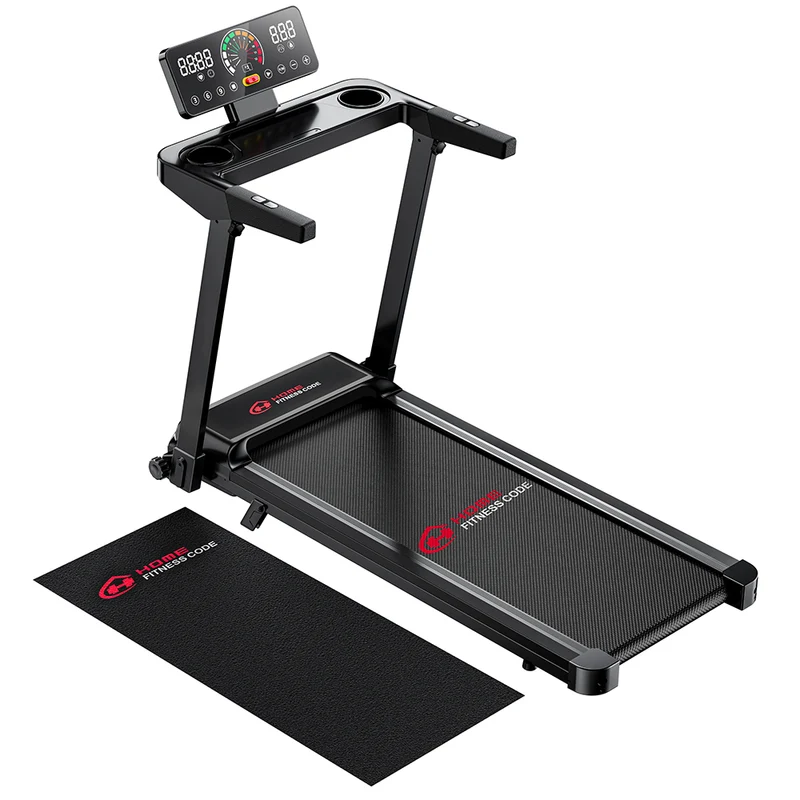 Tapis de Course Pliant Q8, Vitesse 1-12KM/H, Inclinaison Manuelle 5%