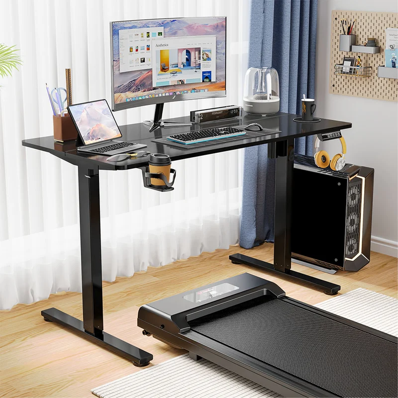 Bureau Électrique Debout Réglable en Hauteur, 120x60cm