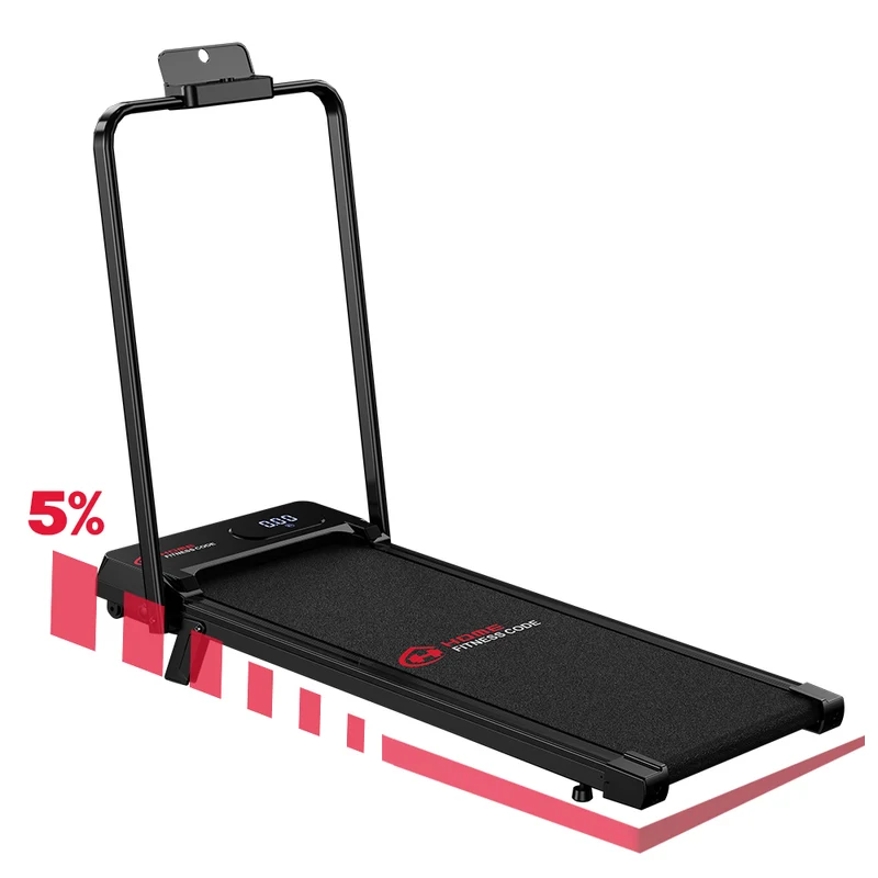 Tapis de Course Pliant T7, Vitesse 1-6KM/H, 5% Inclinaison Manuelle