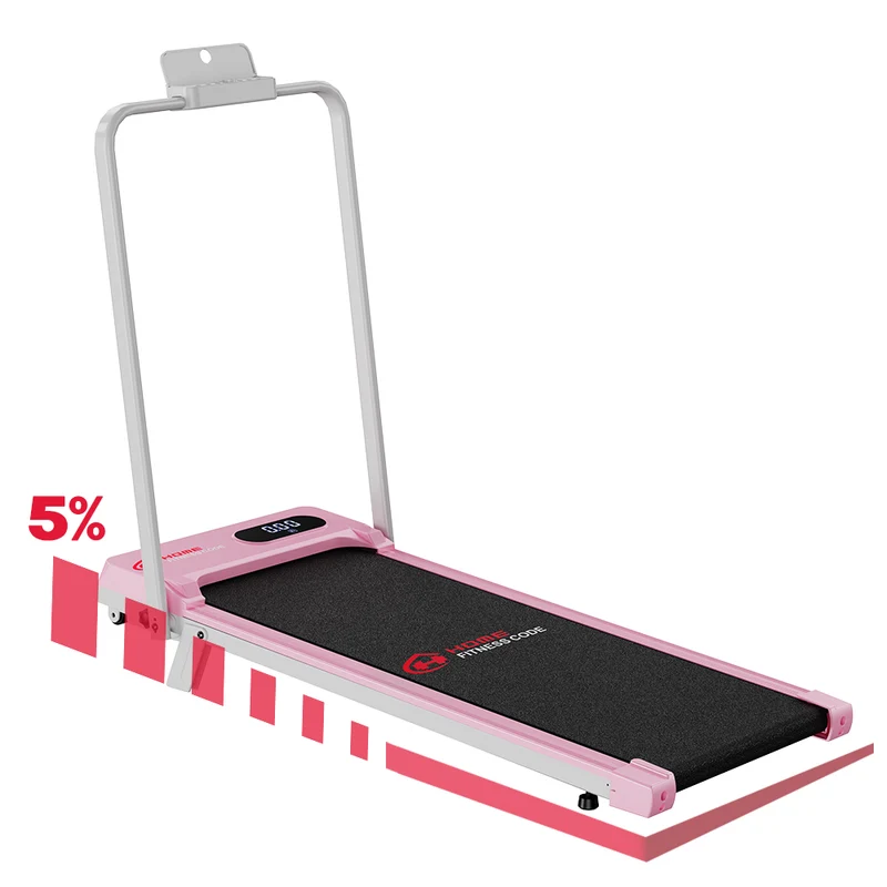 Tapis de Course Pliant T7, Vitesse 1-6KM/H, 5% Inclinaison Manuelle