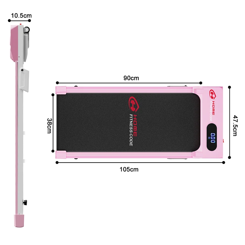 Tapis de Course T7, Vitesse 1-6KM/H, 5% Inclinaison Manuelle