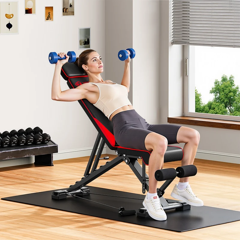Banc de Musculation Pliable C1, Réglages Multiples