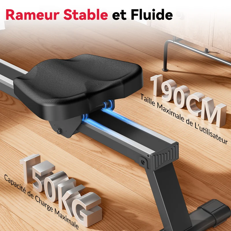 Rameur Magnétique, 16 Niveaux de Résistance