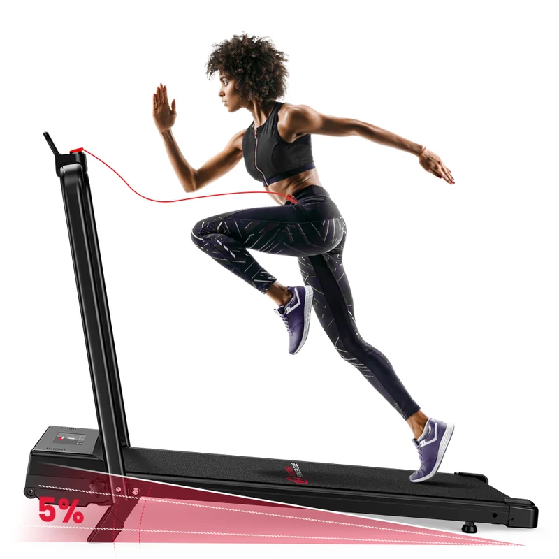 Tapis de Course Pliant C1, Vitesse 1-10KM/H, 5% Inclinaison Manuelle