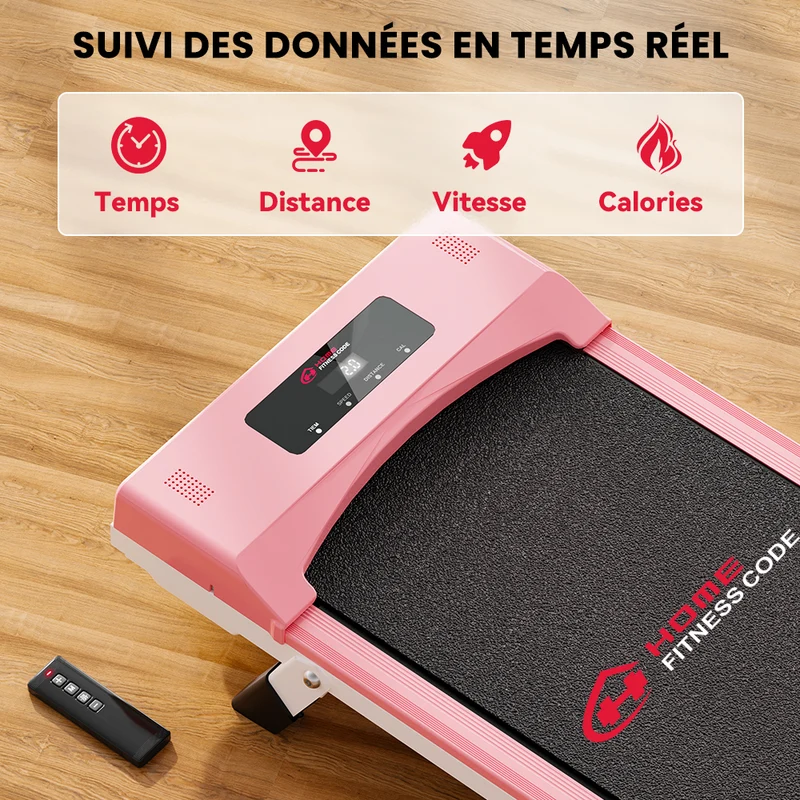 Tapis de Course C1, Vitesse 1-10KM/H, 5% Inclinaison Manuelle