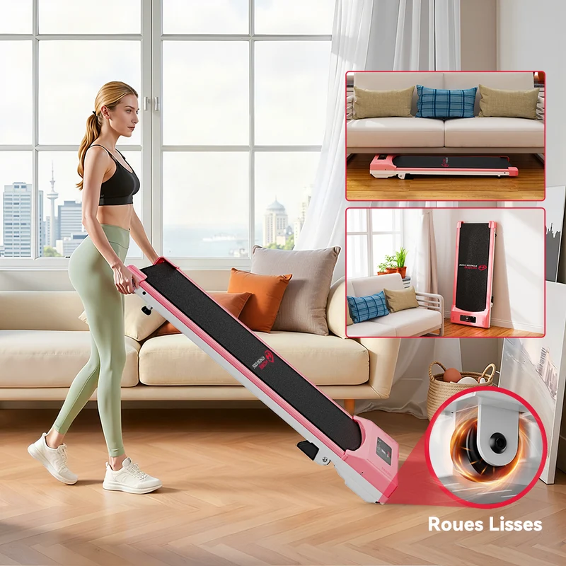 Tapis de Course C1, Vitesse 1-10KM/H, 5% Inclinaison Manuelle