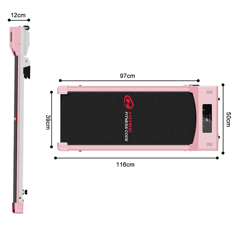 Tapis de Course C1, Vitesse 1-10KM/H, 5% Inclinaison Manuelle