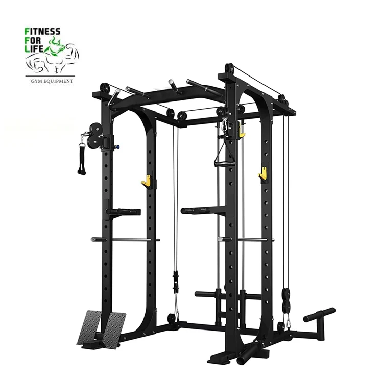 All-In-One Multifunctional Home Gym Machine with Pulley System