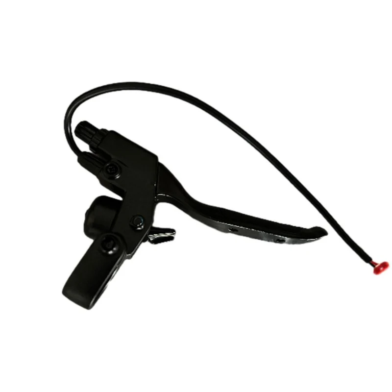 Left Brake Lever with Bell and Thumb Throttle Lever (2-Pin Connector) for iScooter iX7/iX7 Pro/V5 Pro Electric Scooter