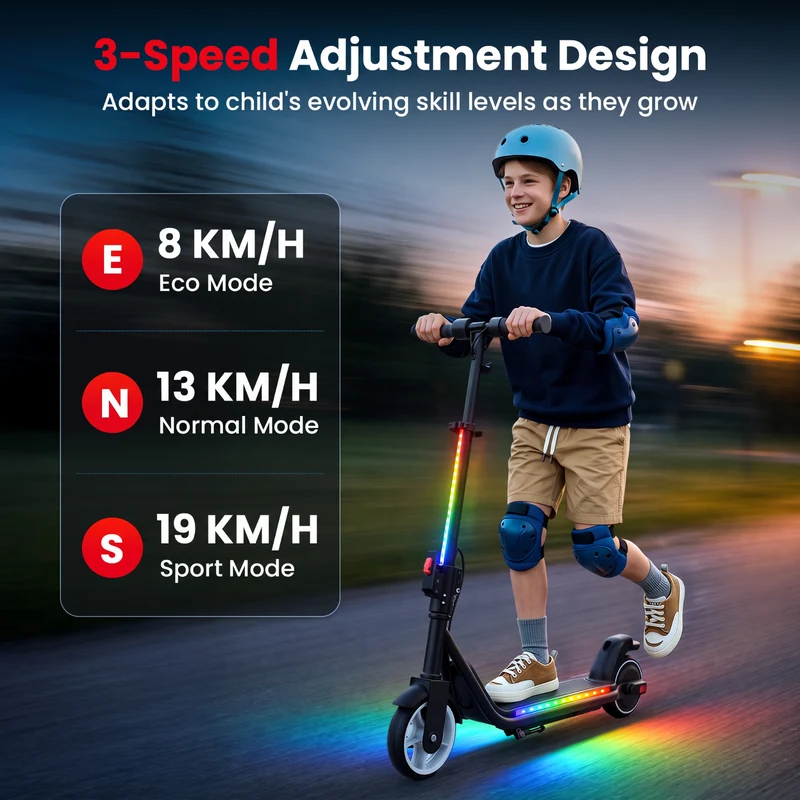 iScooter iK3Max 200W Electric Scooter for Kids