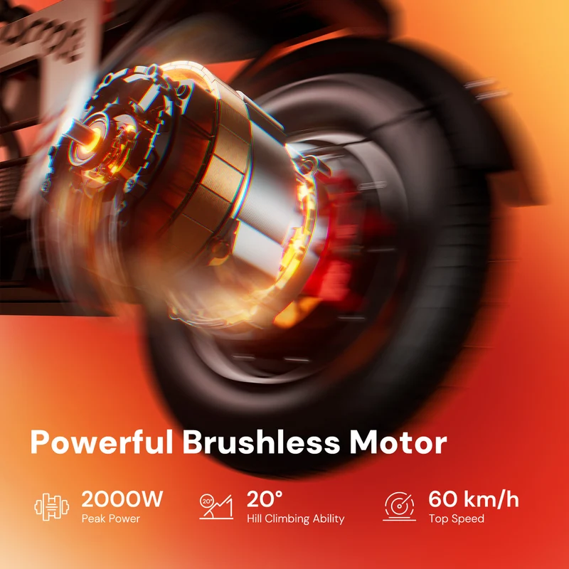 iScooter DX5Pro Electric Scooter with Seat & Large Basket - Moped Style