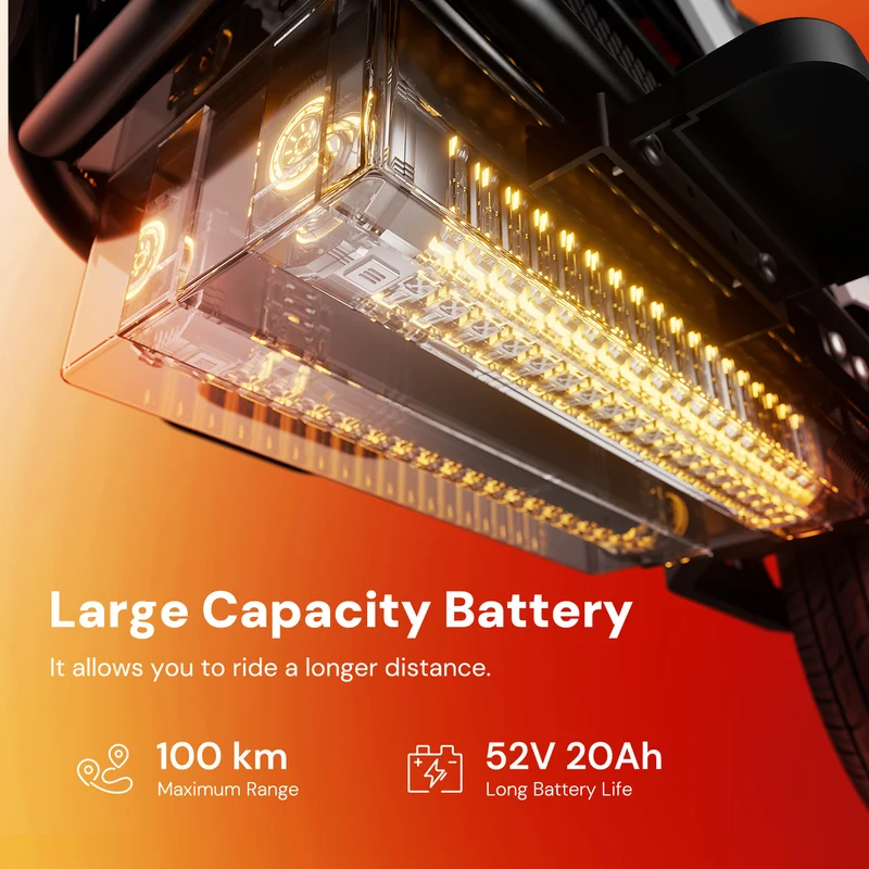 iScooter DX5Pro Electric Scooter with Seat & Large Basket - Moped Style