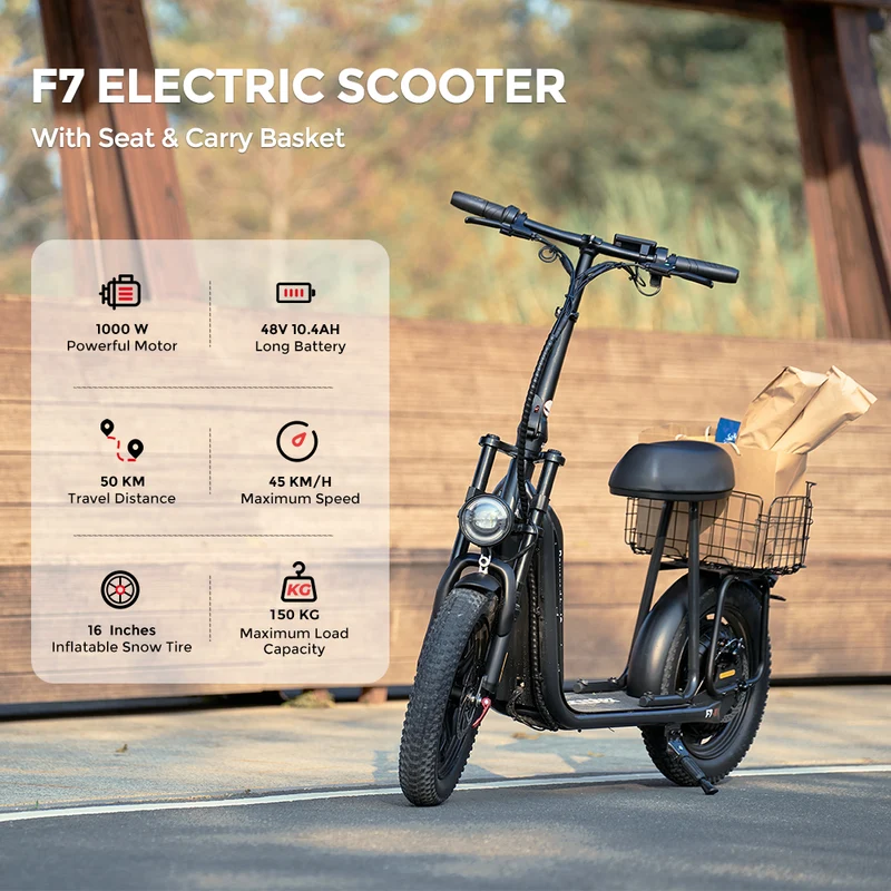 iScooter iX5S 1000W Off Road Electric Scooter